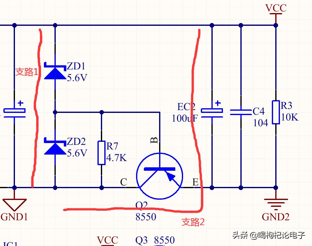 班门弄斧了，我来尝试分析下这个有意思的电路设计
