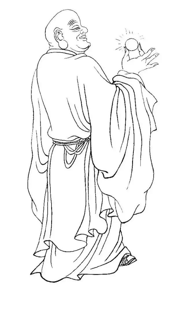 李公麟白描十八罗汉图,白描罗汉图全集