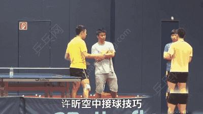 像许昕一样用球拍把高速飞行的球接住，明白原理，实战中能这样用