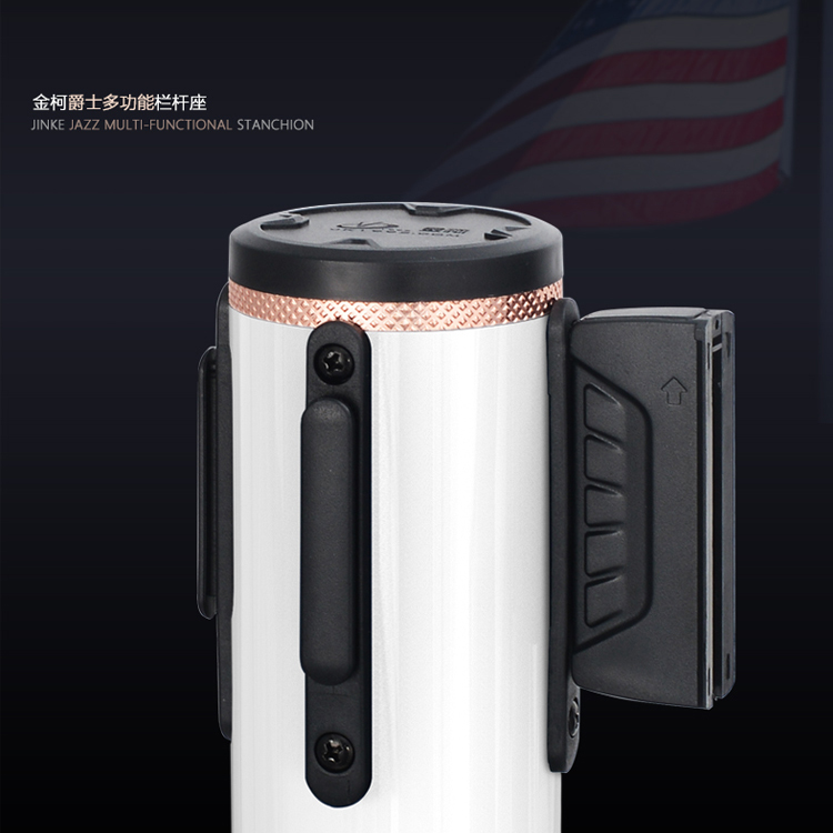 流光本白，留白为美——流光白爵士金圈一米线栏杆座