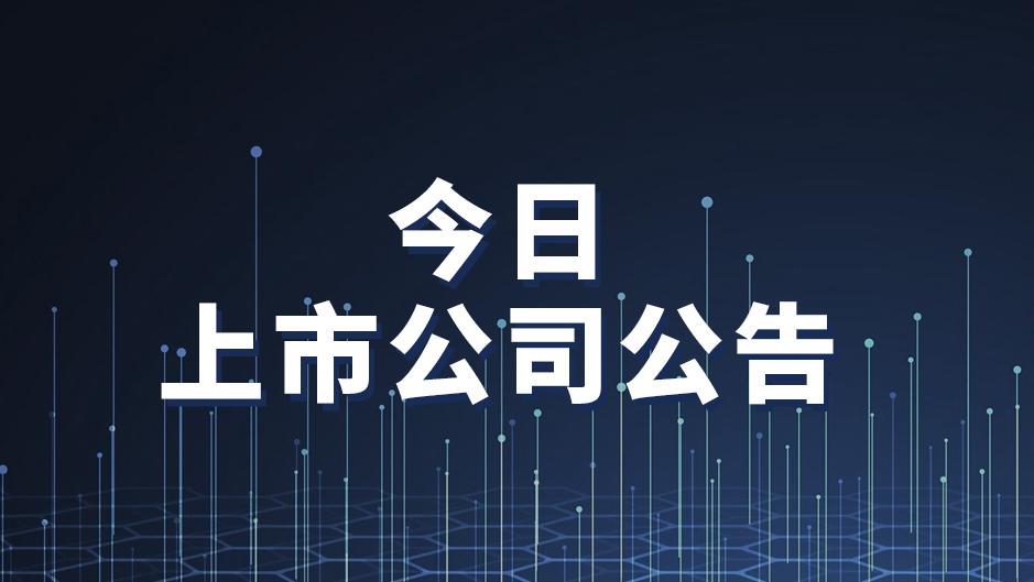 上市公司公告最新,上市公司公告完整版