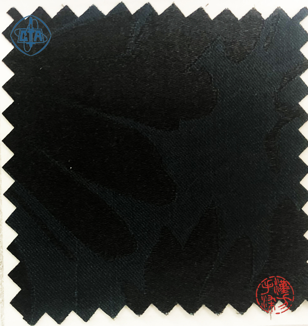 植物染希赛尔桑蚕丝交织缎之灰咖色