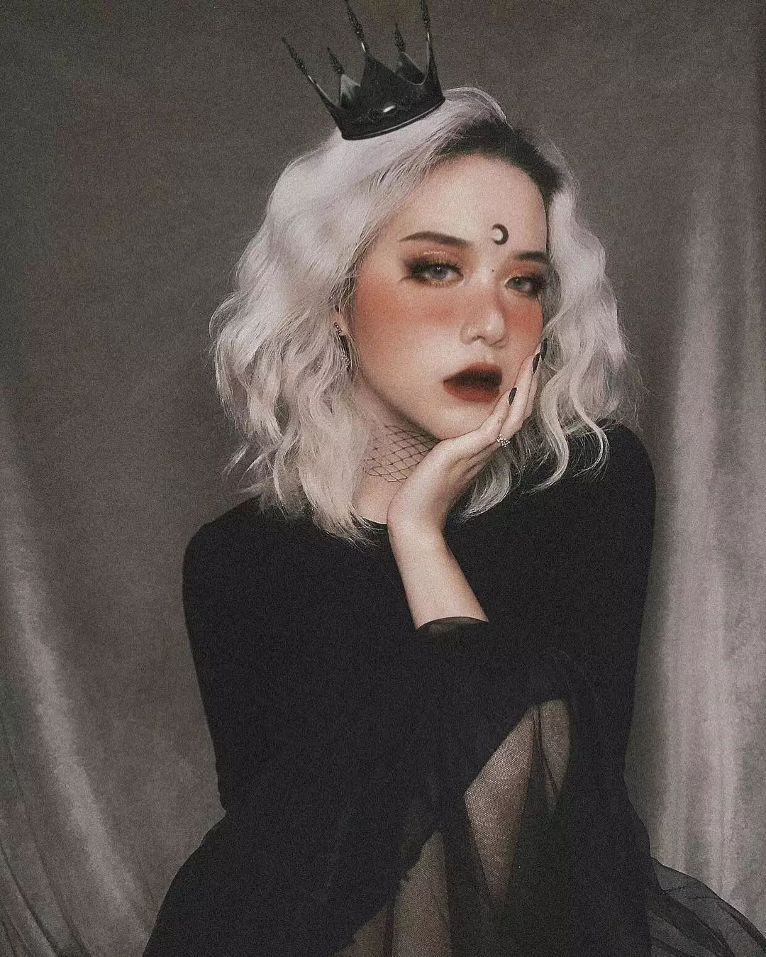 越南网红小姐姐妆容,越南ins小姐姐化妆