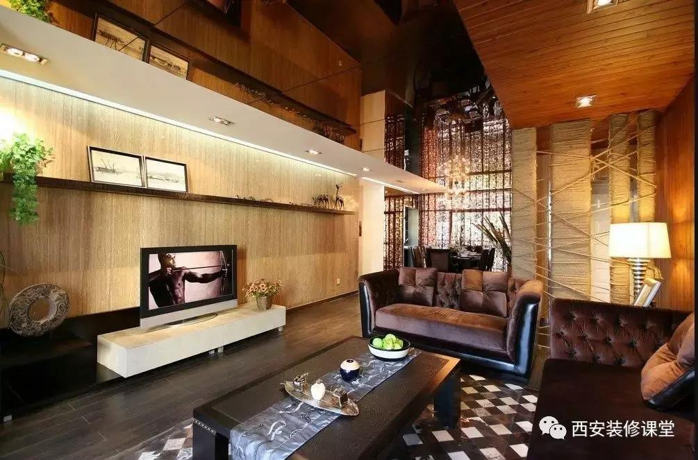 简单电视墙加柜子,沙发墙隔板