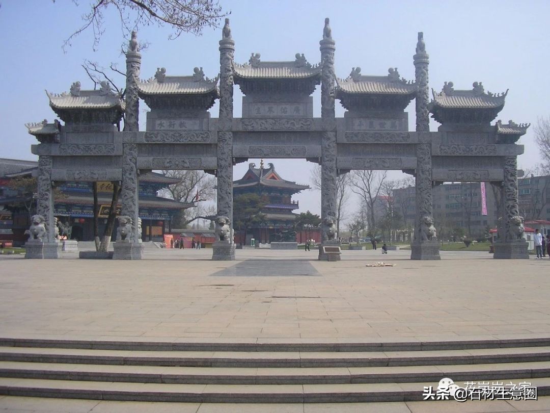 石牌坊石雕图片大全,各样式的石牌坊