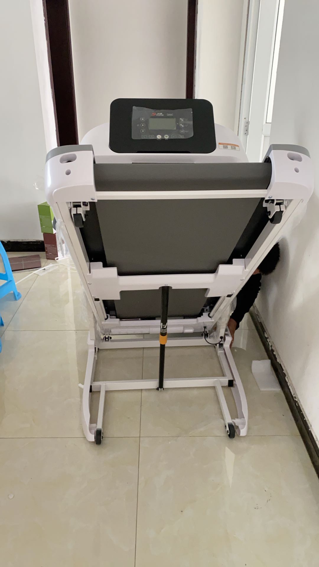 智能控速折叠跑步机,亿健精灵elf跑步机使用教程