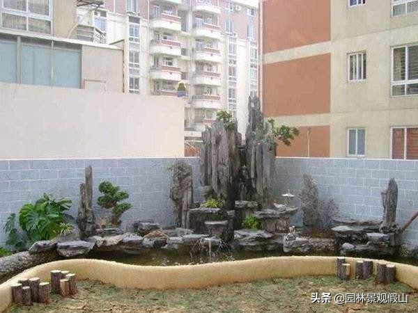 庭院小型假山鱼池造价多少钱建好,私家庭院鱼池假山设计制作方法