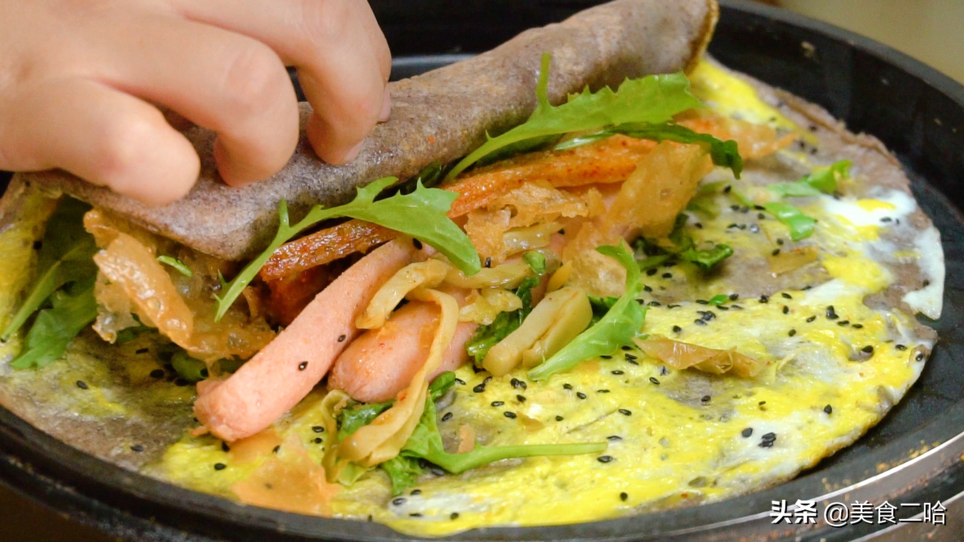 杂粮煎饼制作方法与配方视频教程,杂粮煎饼的做法和配方视频教程