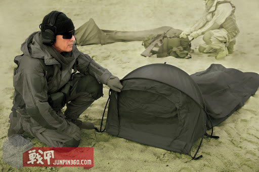 陆军新款单兵帐篷,解放军装备背包