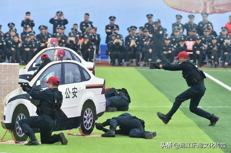 梧州公安演练,全市公安特警比武开幕式