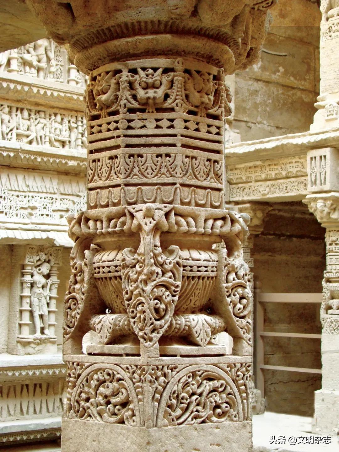 印度王后井地宫图片,印度王后井建筑图片