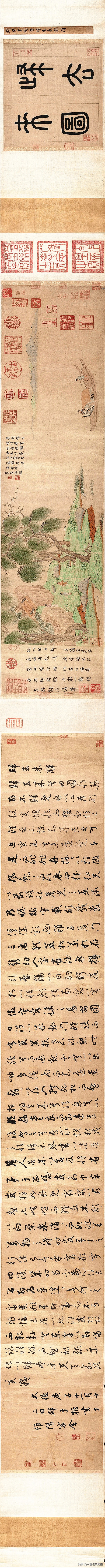 最早推动发扬了在画面上题写诗文，使诗书画合璧，被后世所继承