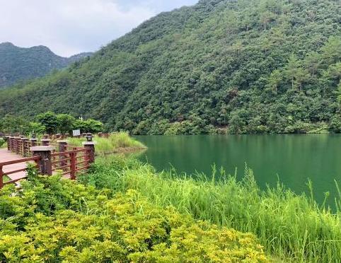 韶关的世外桃源，泡巴厘岛温泉，观小黄果树瀑布，享山景无边泳池