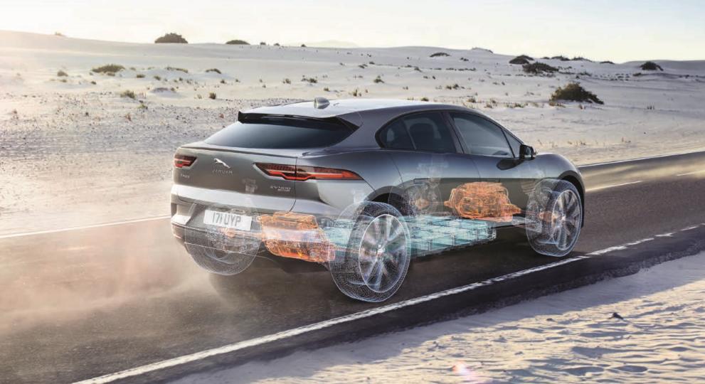 捷豹i-pace黑色版官图发布,捷豹赛道版电动f-pace