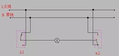 一个开关控制两个灯正确接法,两个开关控制一个灯怎么接电路图