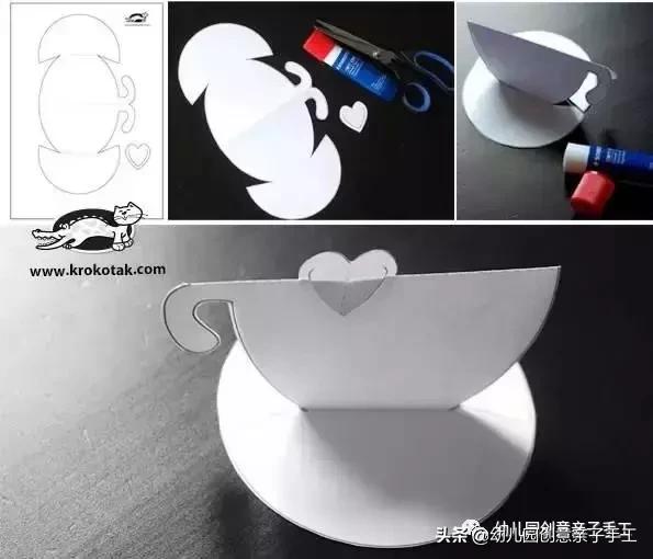 幼儿园手工制作小卡纸大全,圆形卡纸秘密