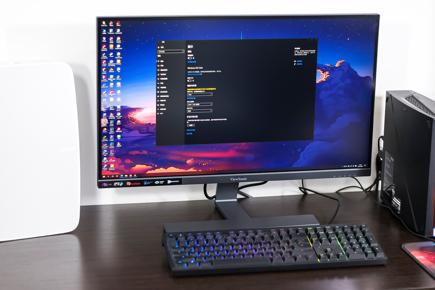 优派vx2771-4k-hd,优派vp2768a专业显示器评测