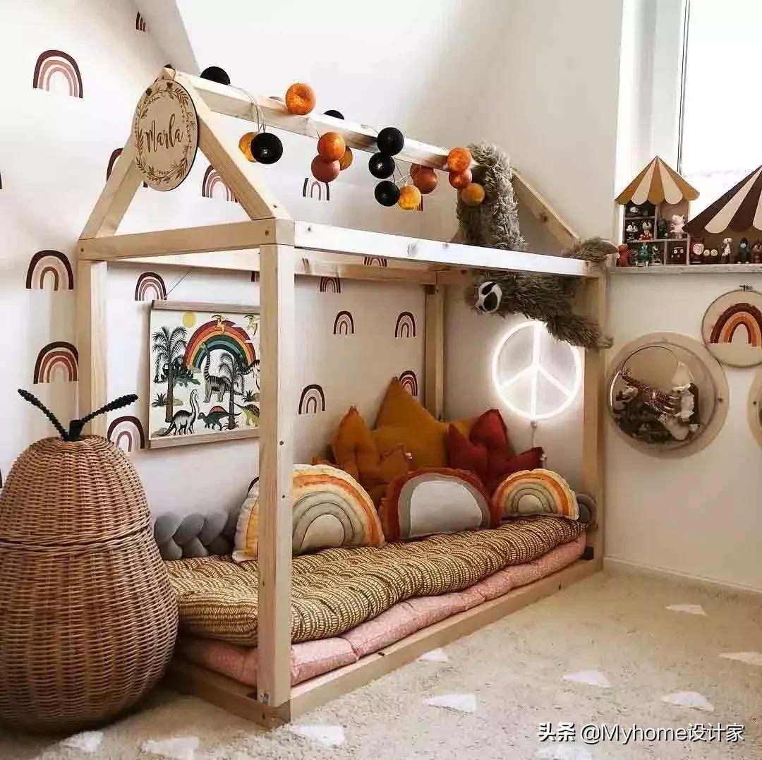 如何布置梦幻的儿童房,小孩就能布置的儿童房