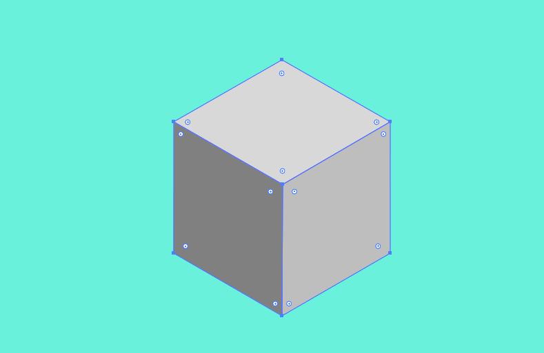 立体魔方图形怎么画,ps做魔方的详细步骤