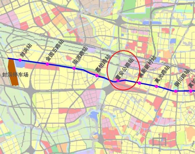 上海地铁11号线嘉定北线路图,上海地铁11号线嘉定新城终点站
