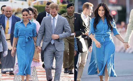 梅根与皇室穿搭,凯特王妃和梅根穿着对比