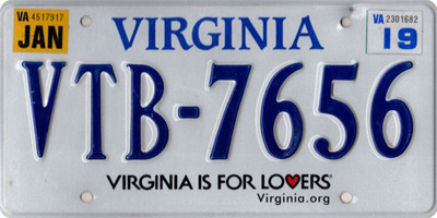 美国车牌为什么那么多图案,为什么有人取车牌