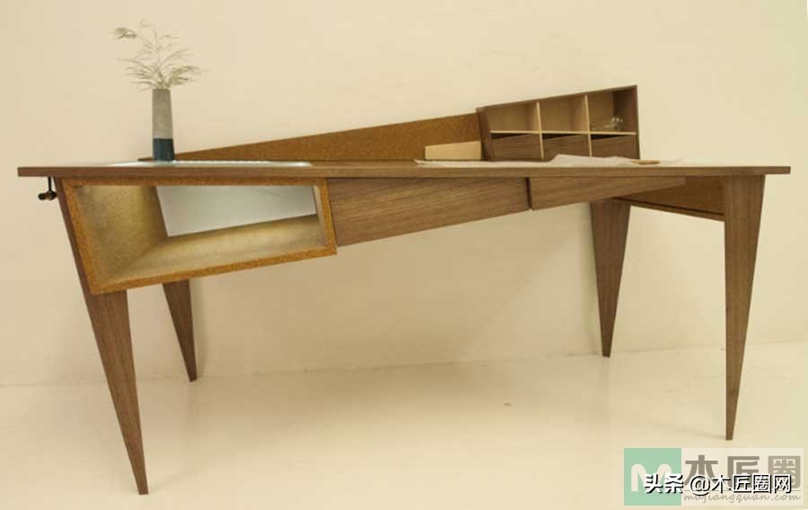 家具设计书桌设计,设计新颖的实木书桌