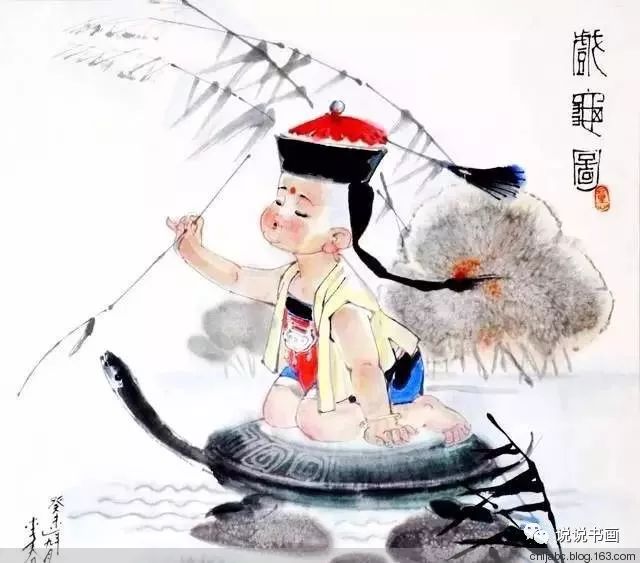中国儿童国画杰作,国画小儿童