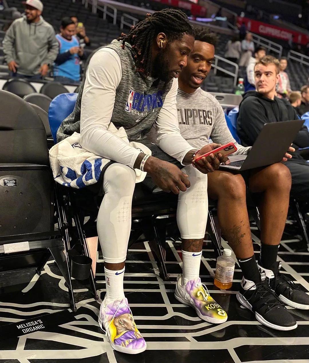 哈雷尔上脚麦迪球鞋,哈雷尔上脚球鞋aj6