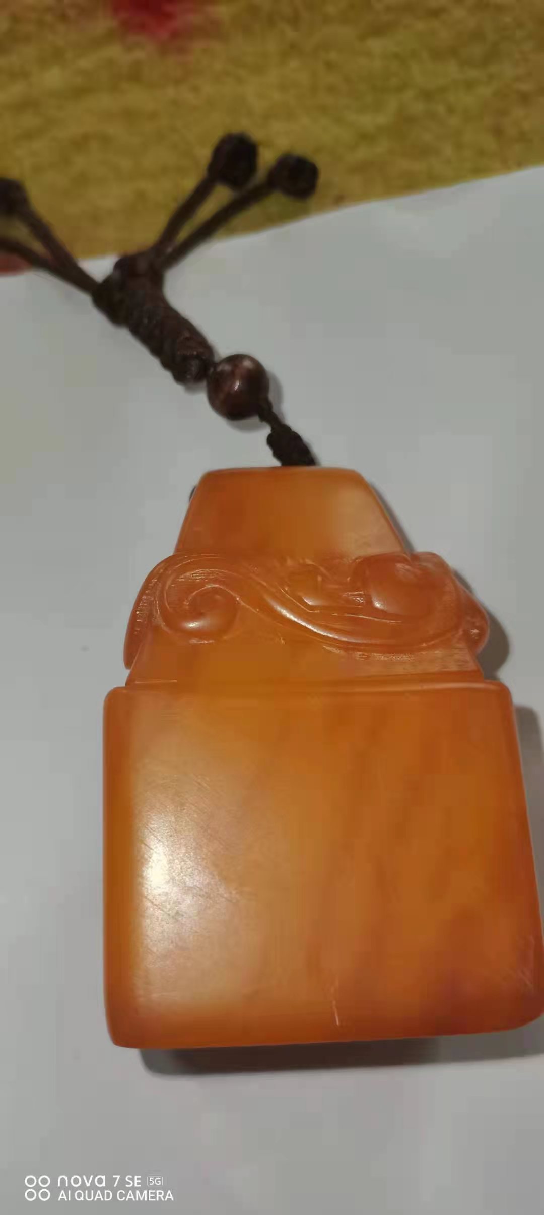 极品田黄石冻印章,最极品田黄冻石老印章