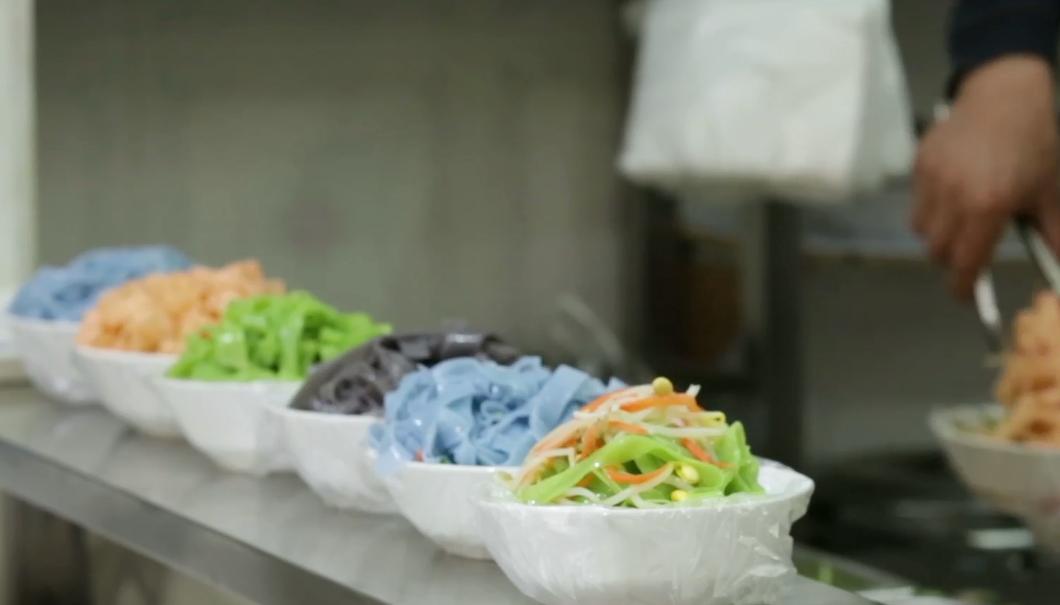 10米水冷凉皮机,水冷凉皮机器视频