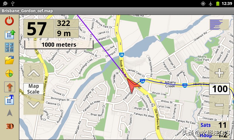 户外离线地图APPOziExplorer