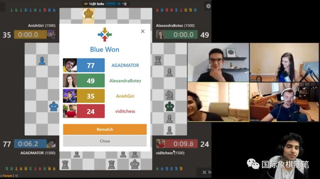 国际象棋主播,国际象棋抖音直播