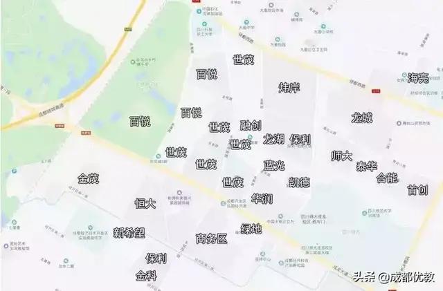 成都最不被看好板块,成都最不被看好区域