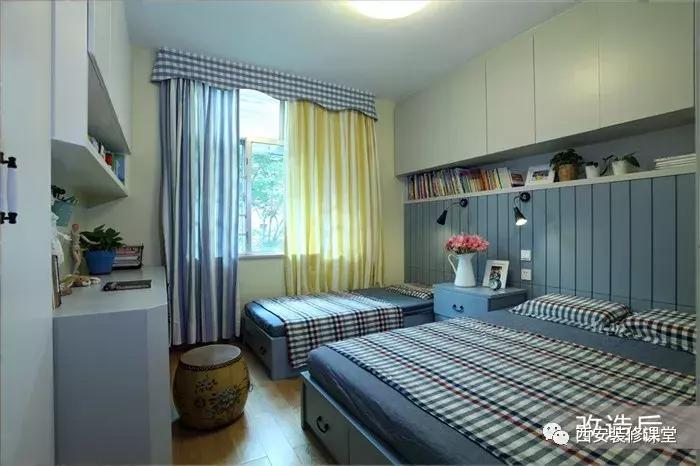 两个宝宝卧室两张单独床,两个女儿房间怎么放两张独立的床