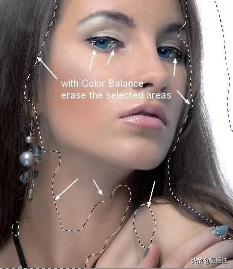 ps人像修图脸上阴影部分怎么提亮,ps女鞋人像图片后期修图教程