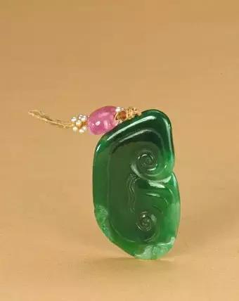 故宫博物院收藏的三彩翡翠,故宫翡翠玉石图片大全欣赏