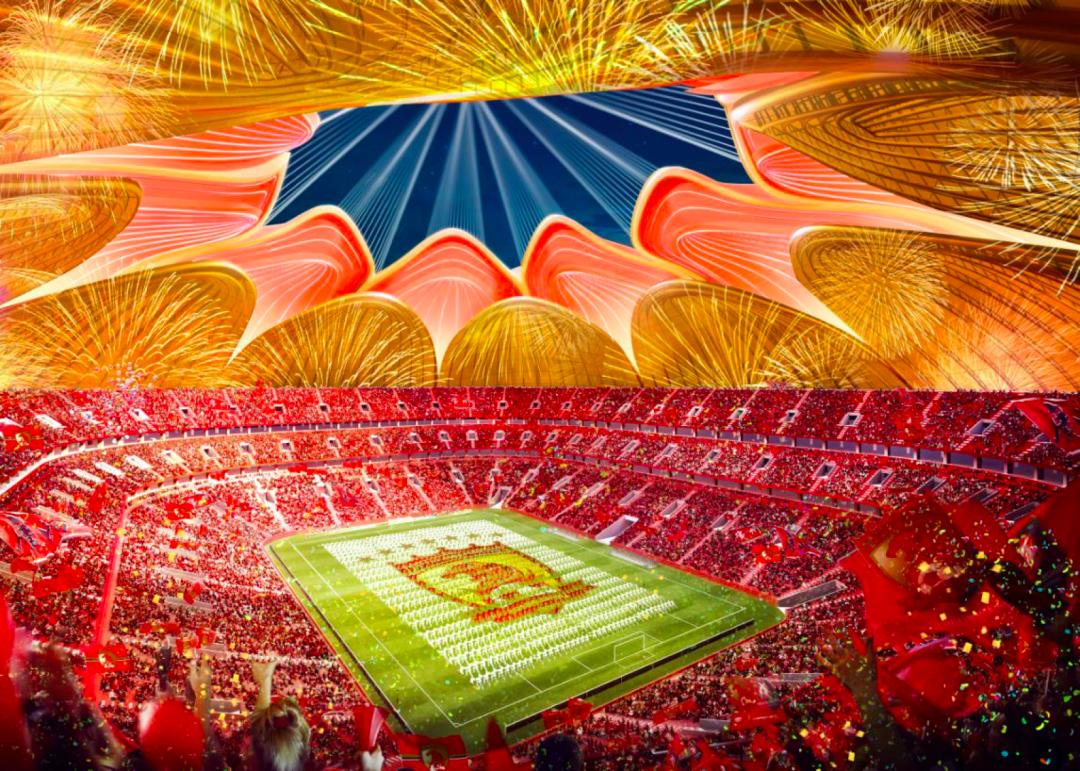 恒大莲花足球场,杭州奥体中心两朵大莲花