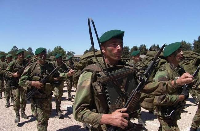 各国军队标识葡萄牙陆军,各国军衔标识葡萄牙