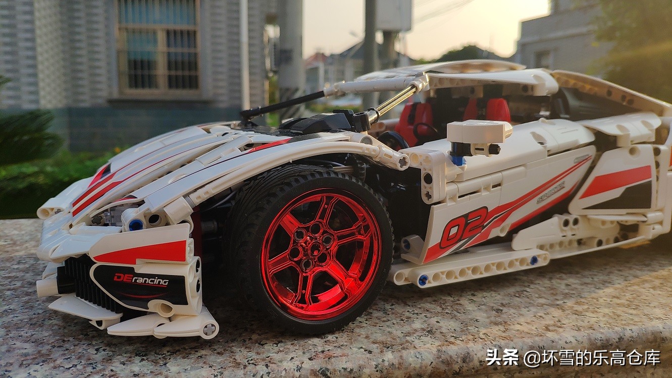 双鹰兰博基尼积木测评,积木跑车兰博基尼测评