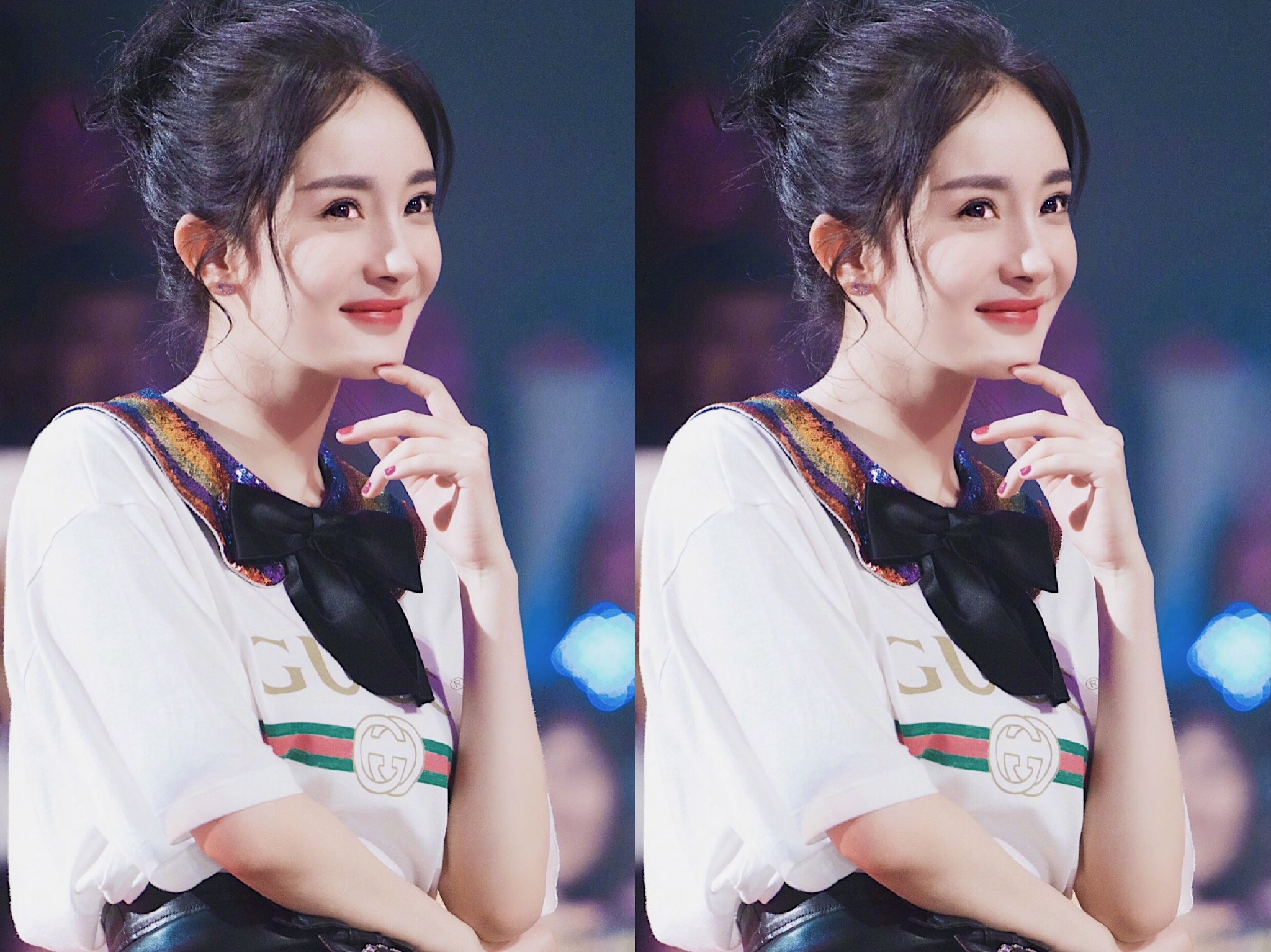 杨幂温柔妩媚眼神,杨幂桃花眼