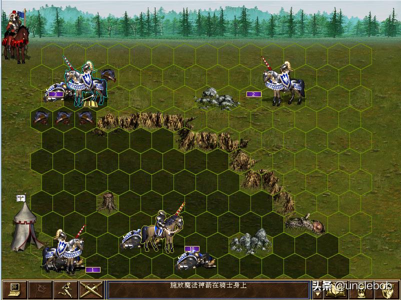 英雄无敌3打比蒙的图,英雄无敌3死亡阴影与深渊号角