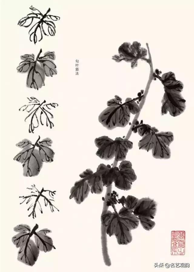 写意菊花小品国画大全,国画写意菊花和螃蟹