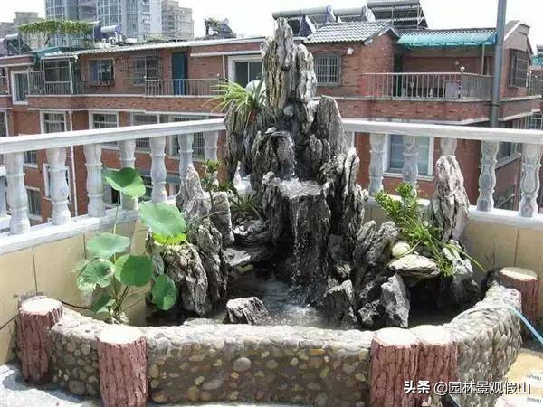 盆景假山用什么草点缀,室内景观假山鱼池绿化