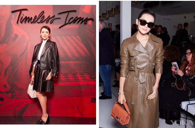 皮衣怎样穿才时髦呢,秋冬皮衣时髦穿搭