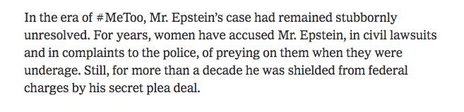 重磅！美国亿万富豪*虐性**待超60名未成年少女，还是川普好基友