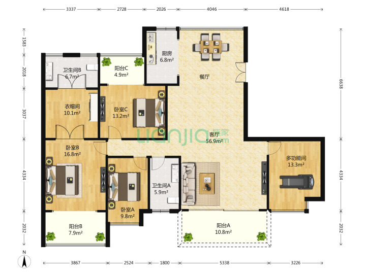 深圳湾君汇户型图,深圳湾君汇新天豪宅