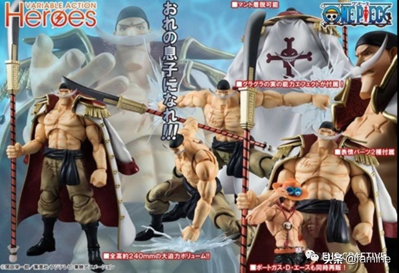 海贼王布鲁克模玩图鉴,海贼王白胡子模玩