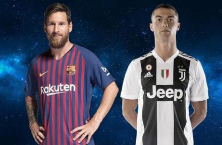 足球巅峰时的梅西和c罗,80后的足球记忆