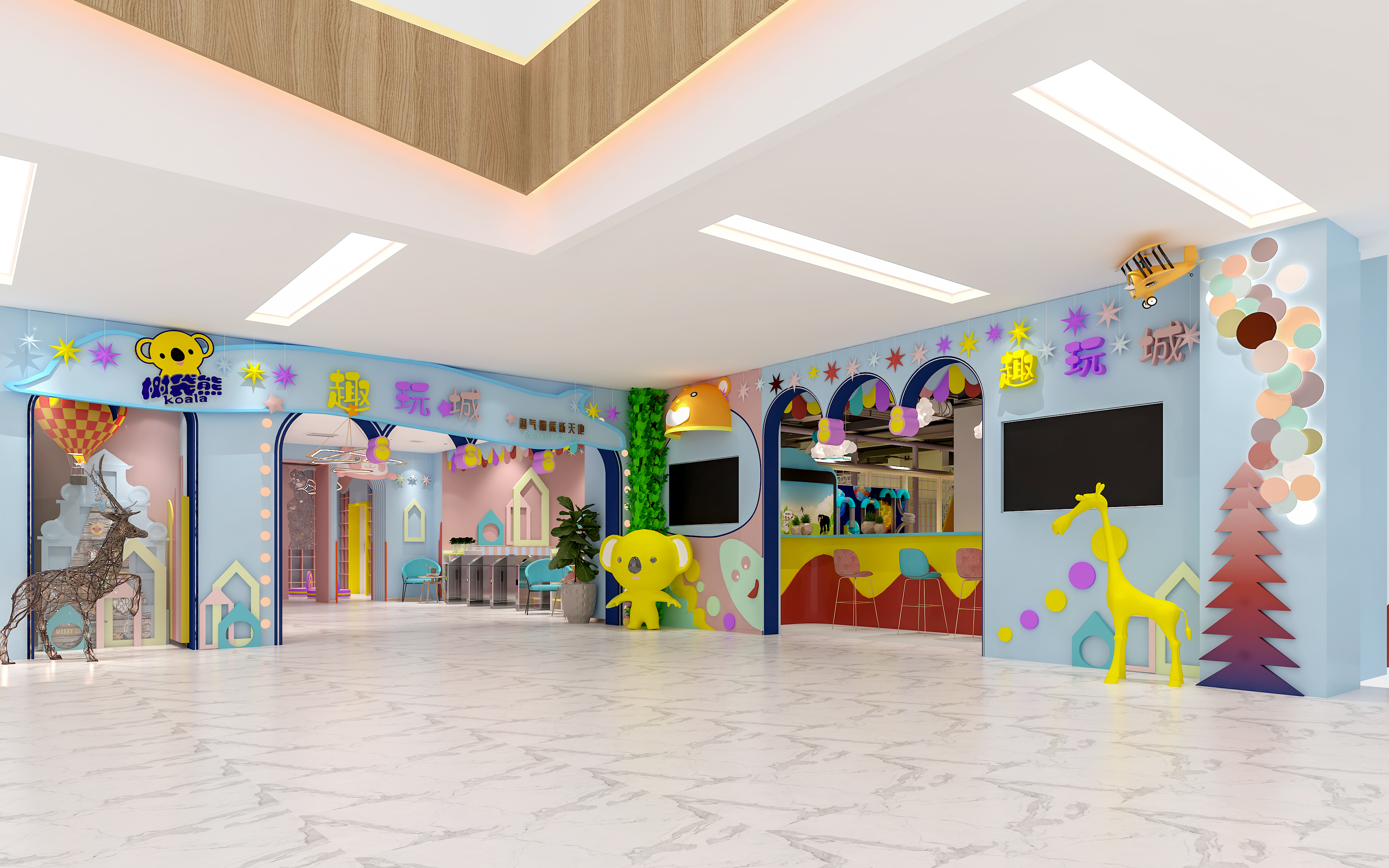 淘气堡儿童乐园投资多少钱,商场里投资儿童乐园项目